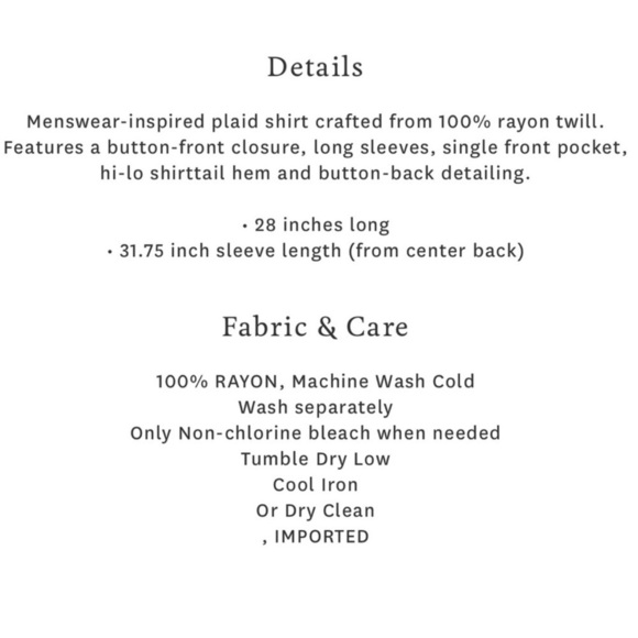 Lucky Brand Bungalow Plaid Red Blue and White Button Down Shirt back Vent Size L - Picture 8 of 8